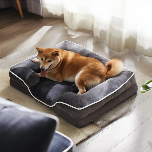 42x32 Inch XL Memory Foam Dog Bed with Washable Cover