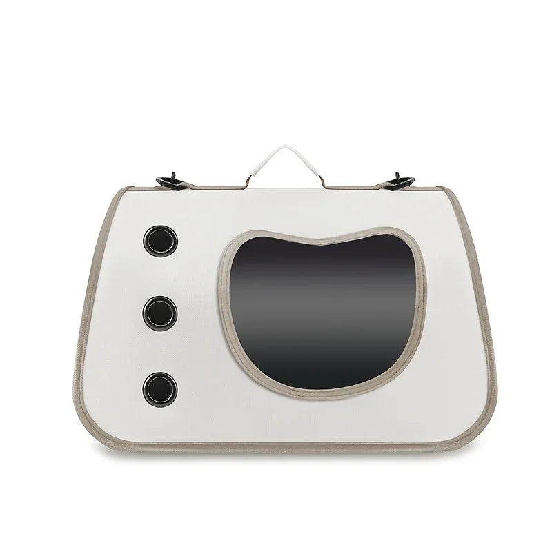 Foldable Breathable Pet Carrier Shoulder Bag for Cats Dogs
