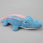 Realistic Crocodile Plush Dog Toy with Squeaky Chew Design