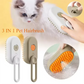 Pet Grooming Comb for Dogs and Cats with Massage Bristles
