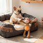 Durable Monkey Squeaky Plush Dog Toy for Aggressive Chewers