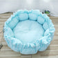 Adjustable Drawstring Soft Warm Pet Nest Bed for Cats