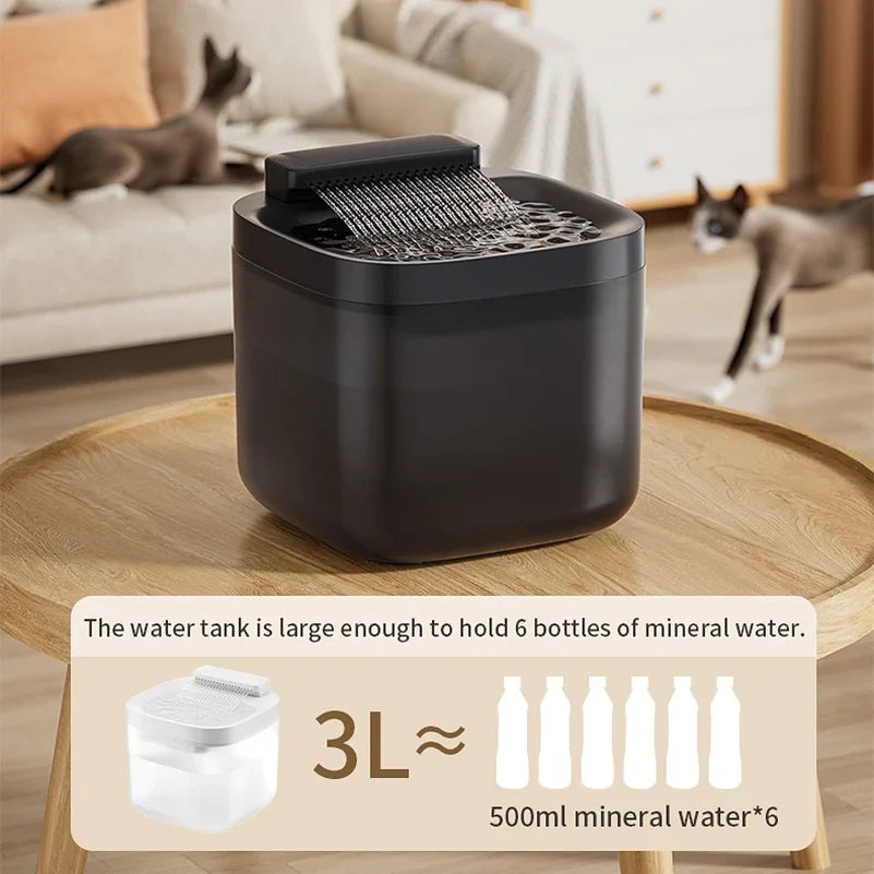 3L USB Pet Water Fountain with Pump and Filter