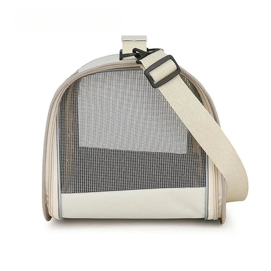 Foldable Breathable Pet Carrier Shoulder Bag for Cats Dogs