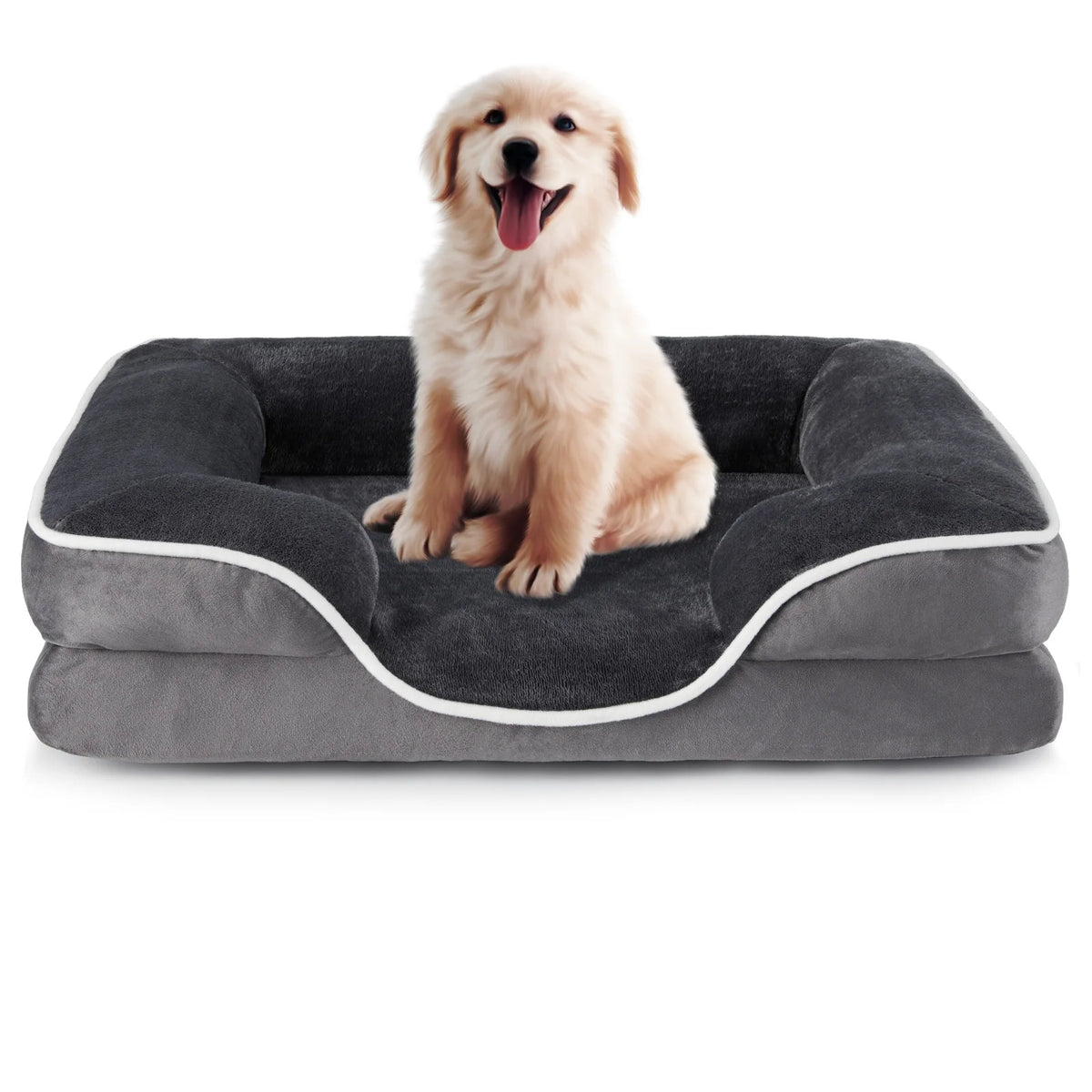 42x32 Inch XL Memory Foam Dog Bed with Washable Cover