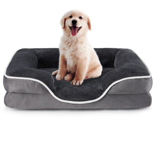 42x32 Inch XL Memory Foam Dog Bed with Washable Cover