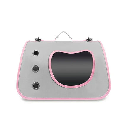 Foldable Breathable Pet Carrier Shoulder Bag for Cats Dogs