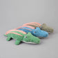 Realistic Crocodile Plush Dog Toy with Squeaky Chew Design