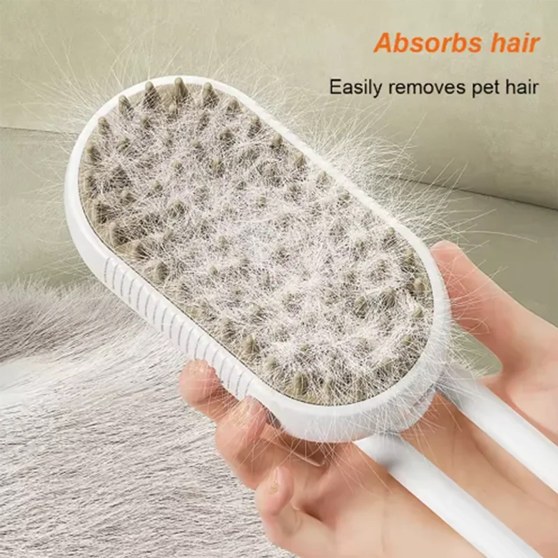 Pet Grooming Comb for Dogs and Cats with Massage Bristles