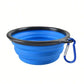 2-in-1 Folding Silicone Pet Feeder Bowl for Travel