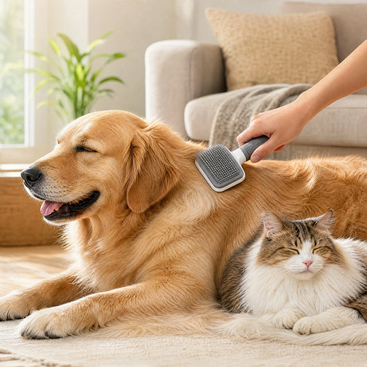 Universal Pet Detangling Brush for Long and Short Hair