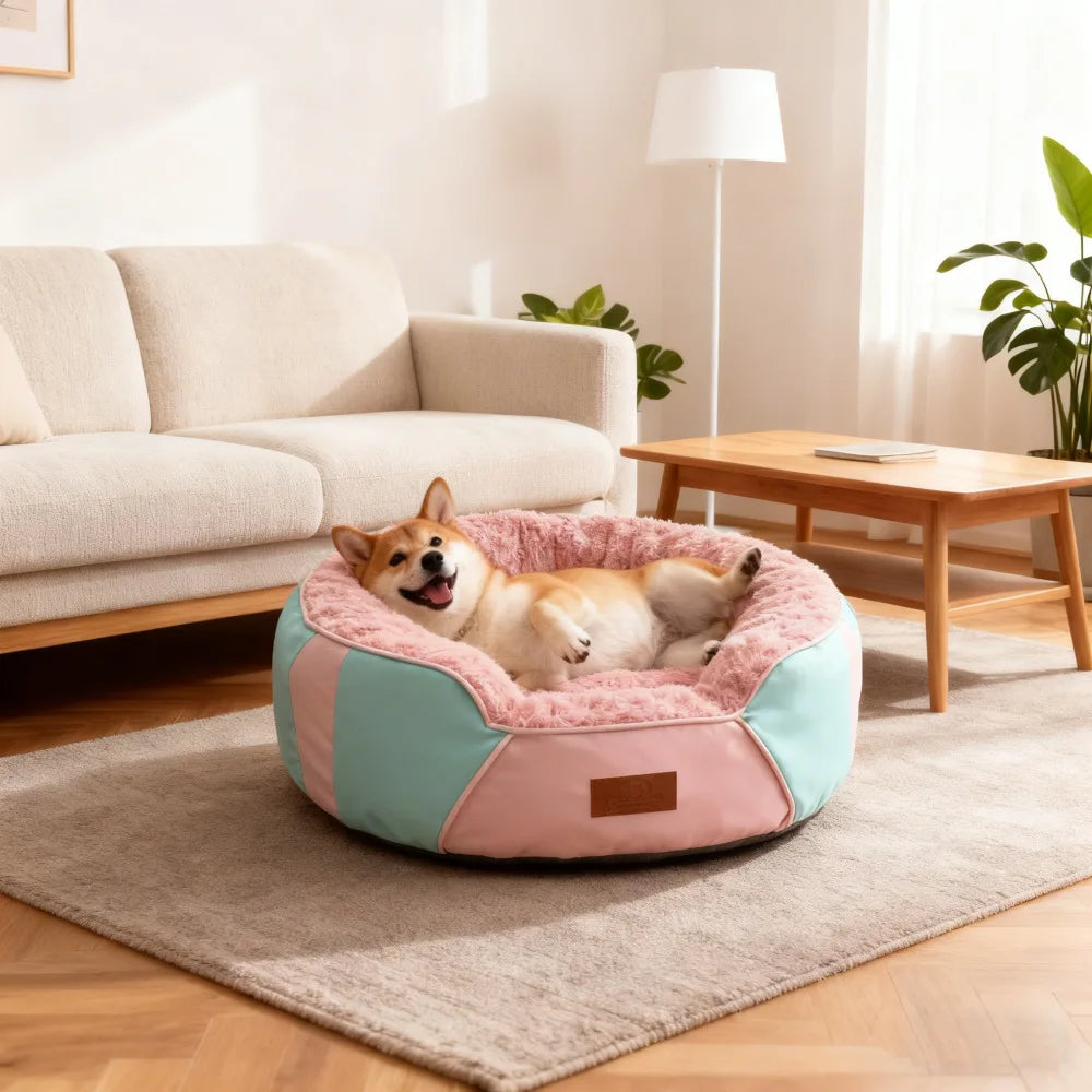 Thick Insulated Leather Pet Bed Mat for Cats and Dogs