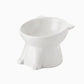Black White Universal Pet Bowl for Cats and Dogs