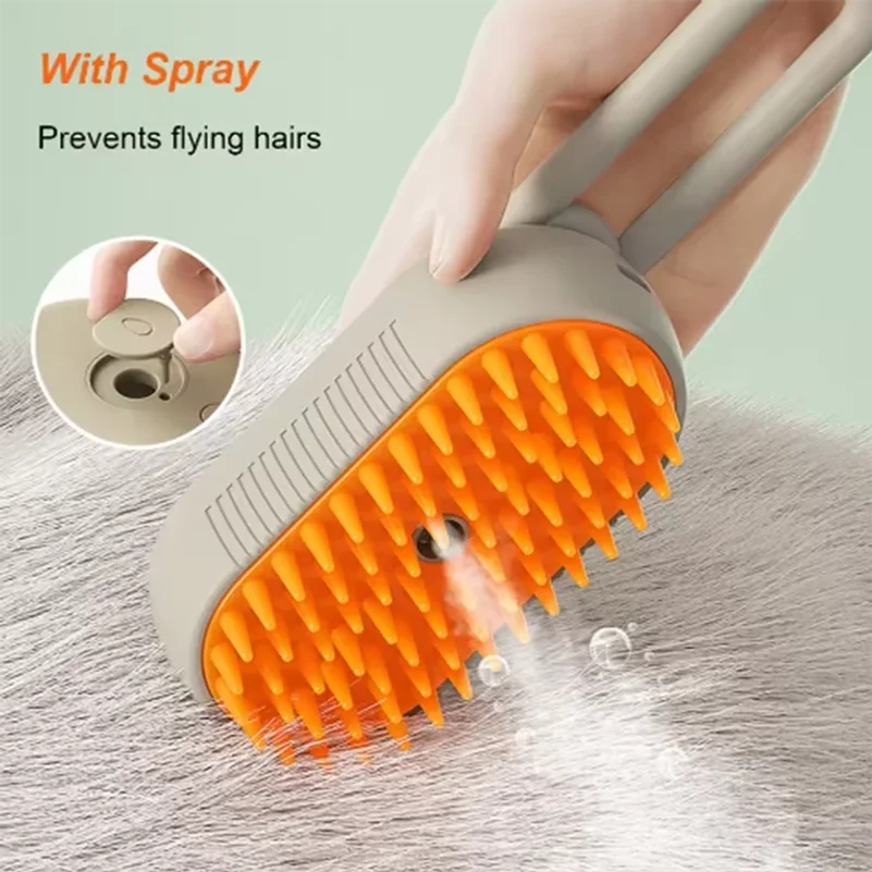 Pet Grooming Comb for Dogs and Cats with Massage Bristles