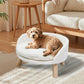Ultra Soft Elevated Pet Sofa Bed with Waterproof Cushion