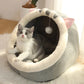 Self-Warming Foldable Pet Tent Bed for Cats and Small Dogs