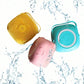 Silicone Pet Bath Brush with Shampoo Dispenser for Dogs & Cats