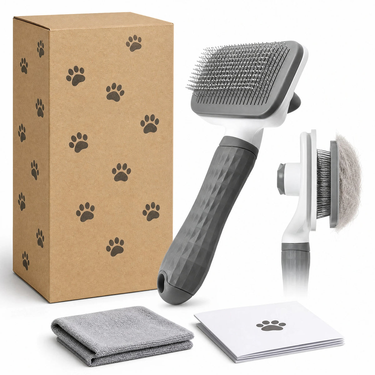 Universal Pet Detangling Brush for Long and Short Hair