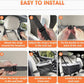 Height-Boosting Small Dog Car Seat with Washable Detachable Bed